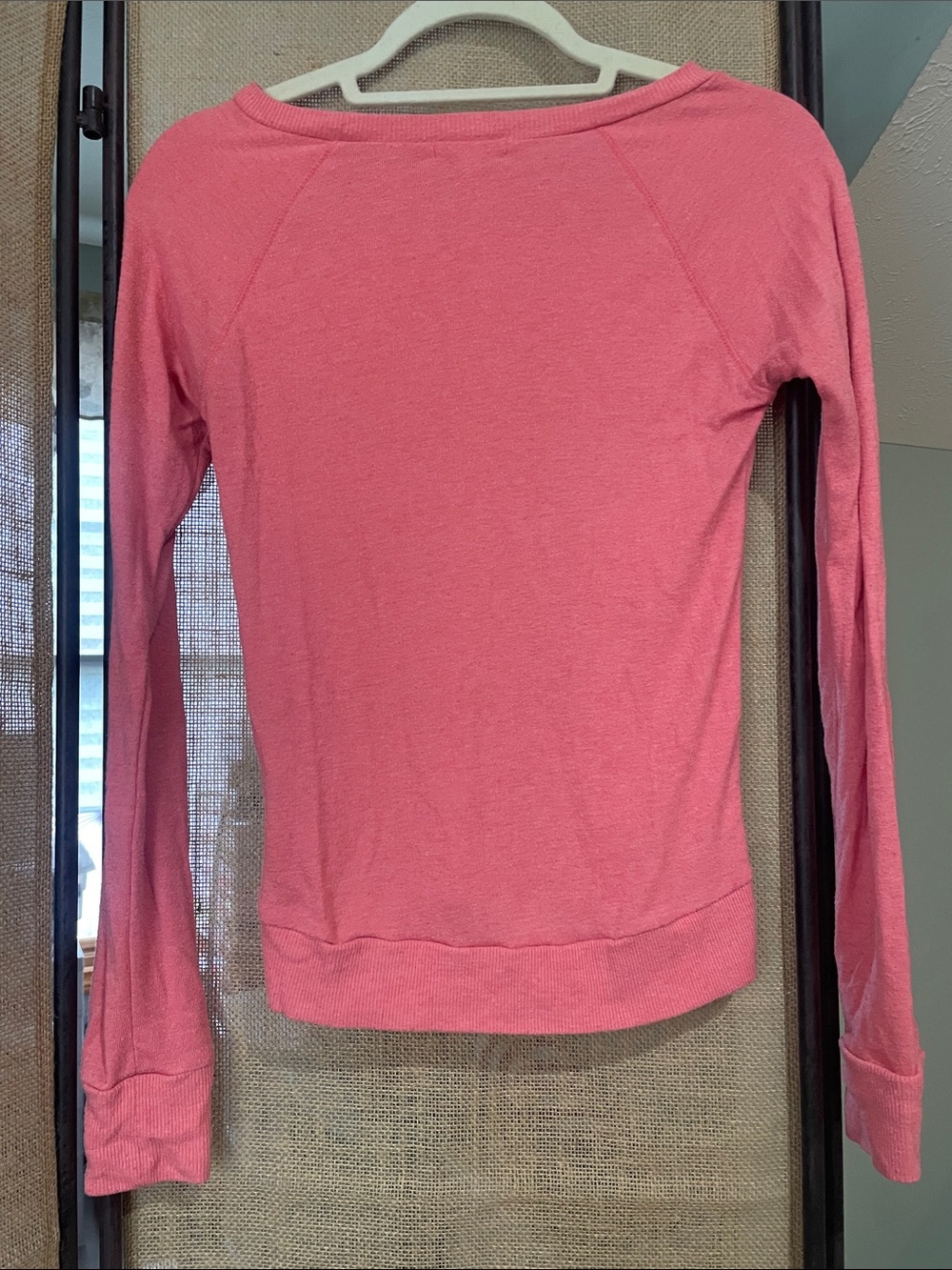 dELiA*s Coral Crewneck Long Sleeve - Picture 4 of 4